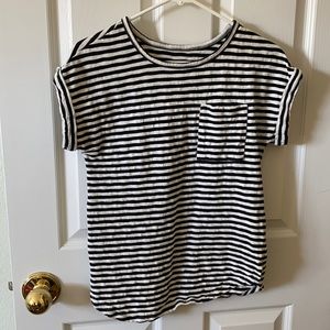 Black/White Striped Shirt